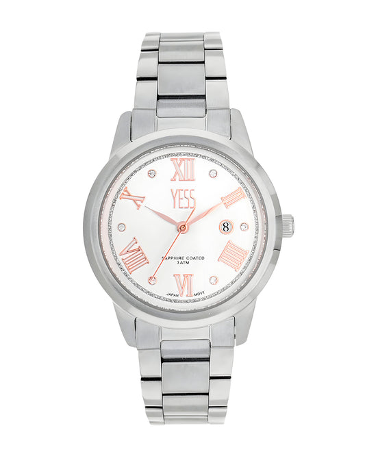 Reloj Yess Mujer Plateado Y24114-1