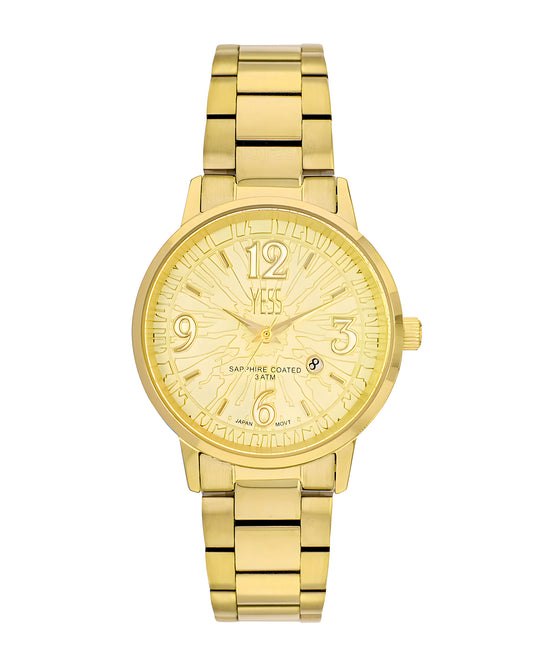 Reloj Yess Mujer Dorado Y24116-4