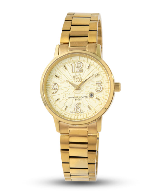Reloj Yess Mujer Dorado Y24116-4