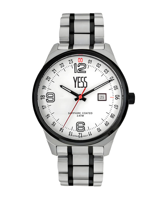 Reloj Yess Hombre Plateado Y24117-5