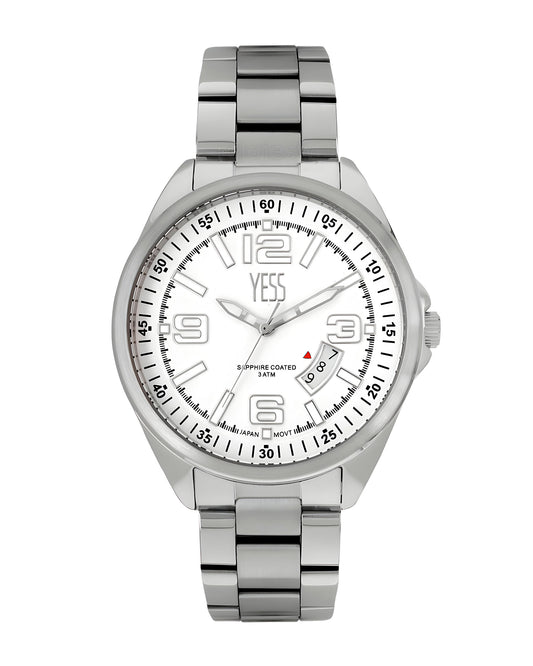Reloj Yess Hombre Plateado Y24124G-1