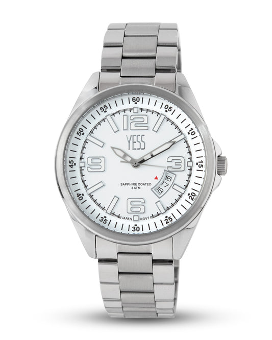 Reloj Yess Hombre Plateado Y24124G-1