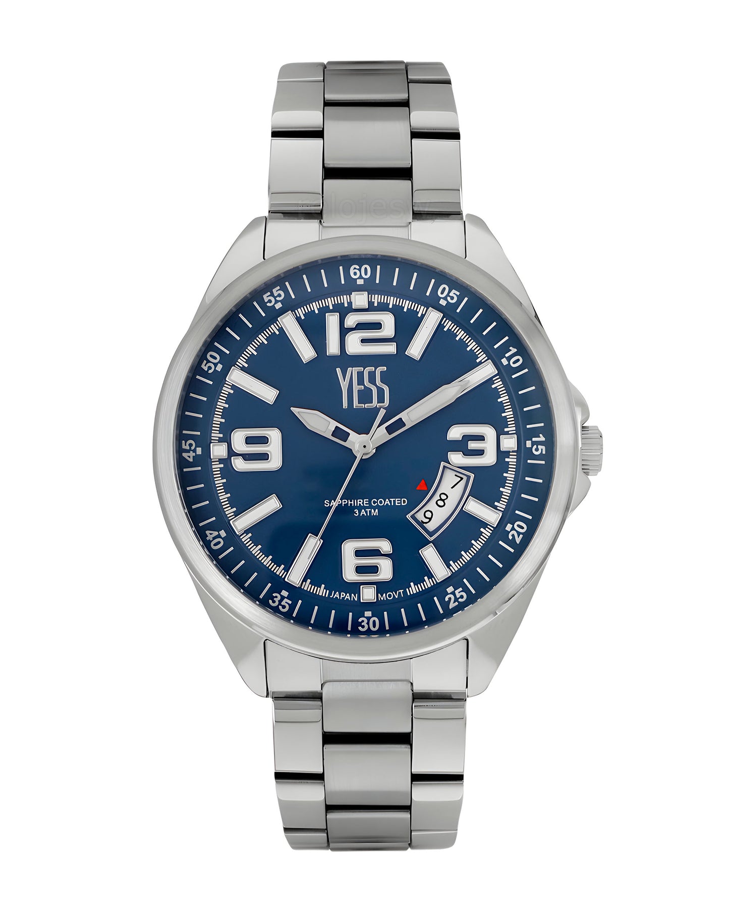 Reloj Yess Hombre Plateado Y24124G-3
