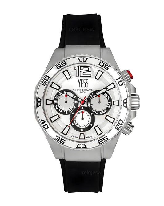 Reloj Yess Hombre Negro Y25001-1