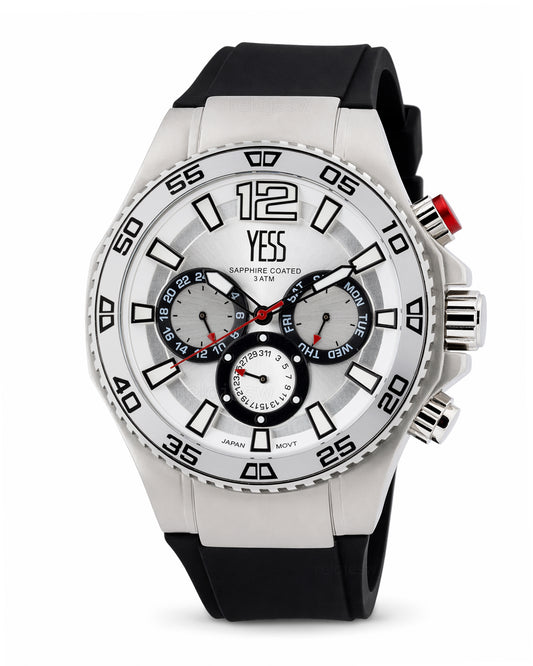 Reloj Yess Hombre Original Negro Y25001-1