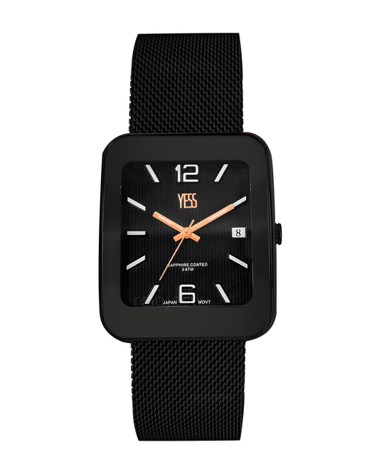 Reloj Yess Mujer Negro Y25002-1