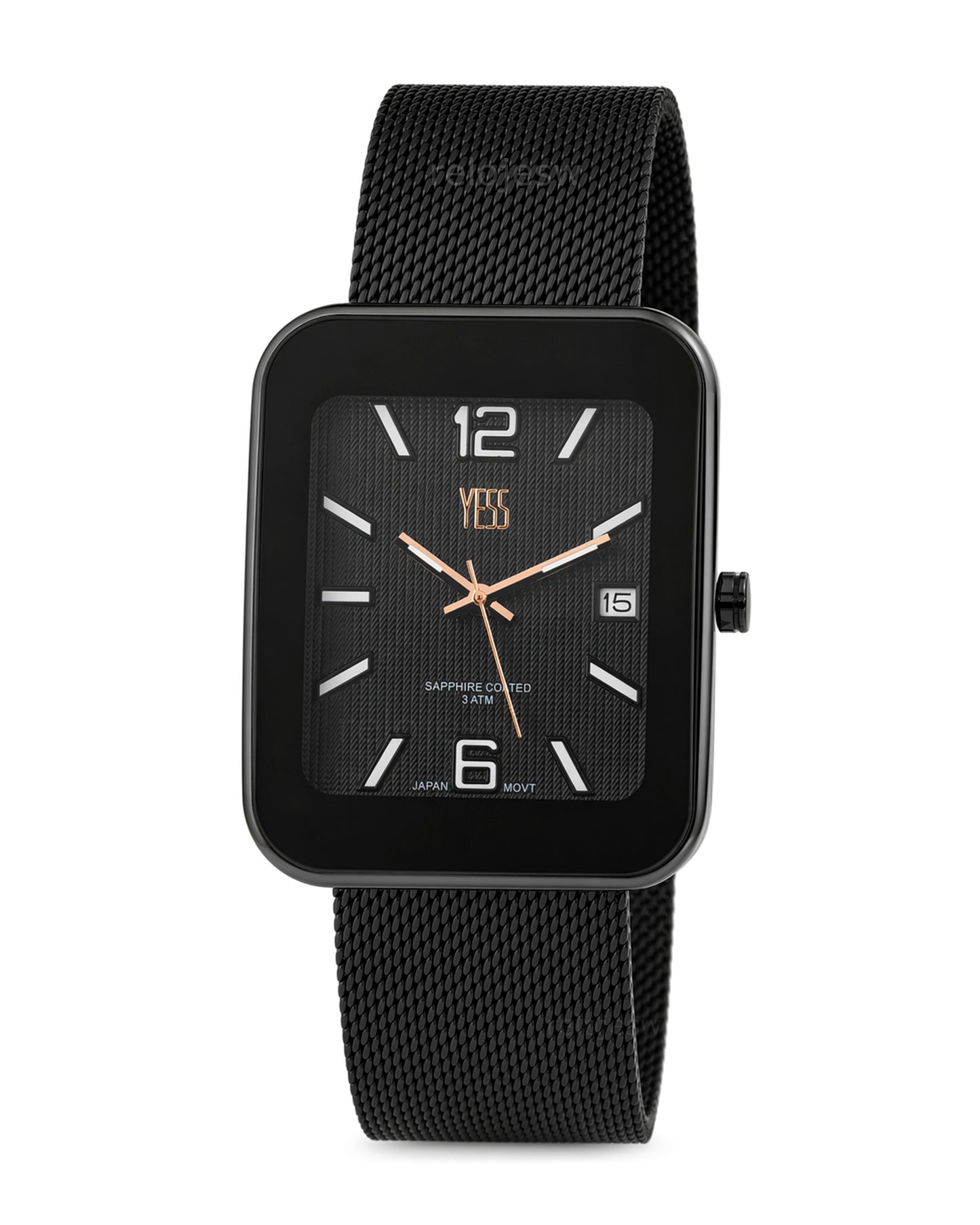 Reloj Yess Mujer Original Negro Y25002-1