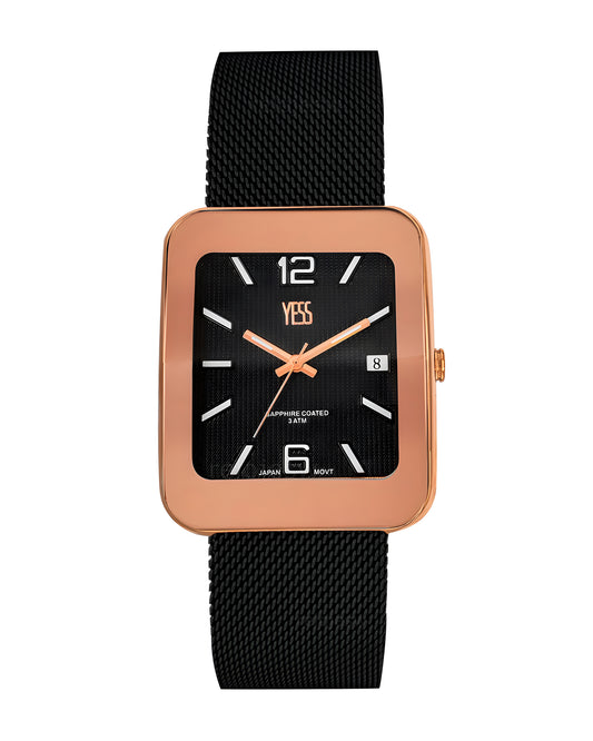 Reloj Yess Mujer Negro Y25002-2