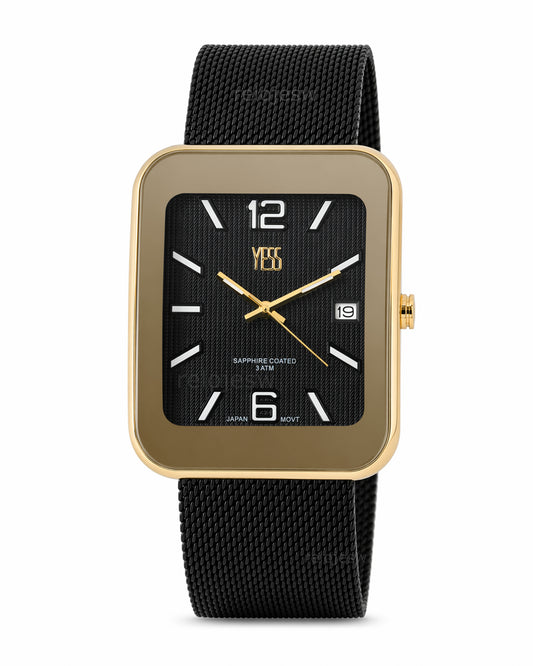 Reloj Yess Mujer Original Negro Y25002-4