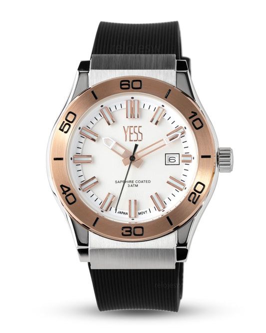 Reloj Yess Hombre Negro Y25003-4