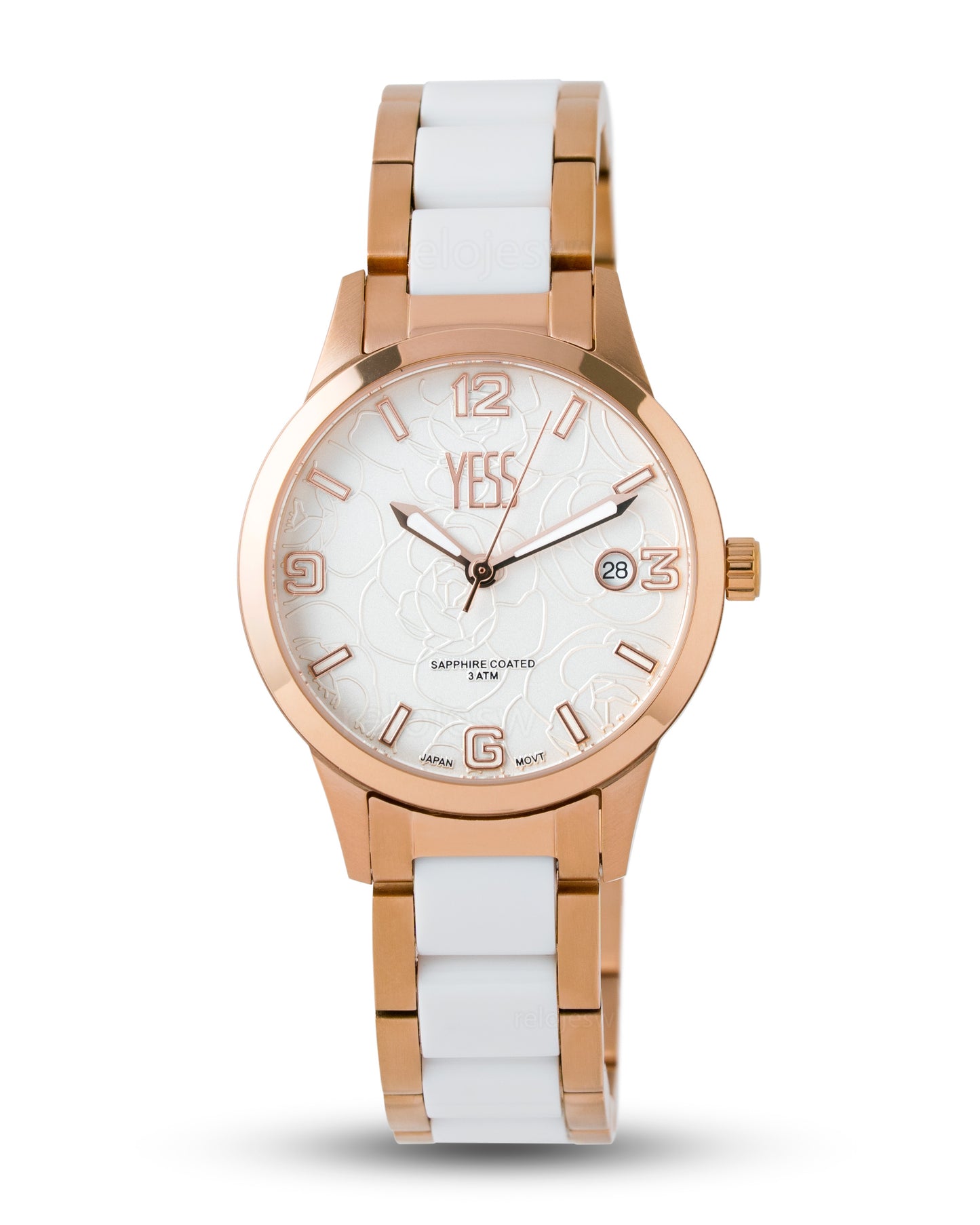 Reloj Yess Mujer Oro Rosa Y25006-6