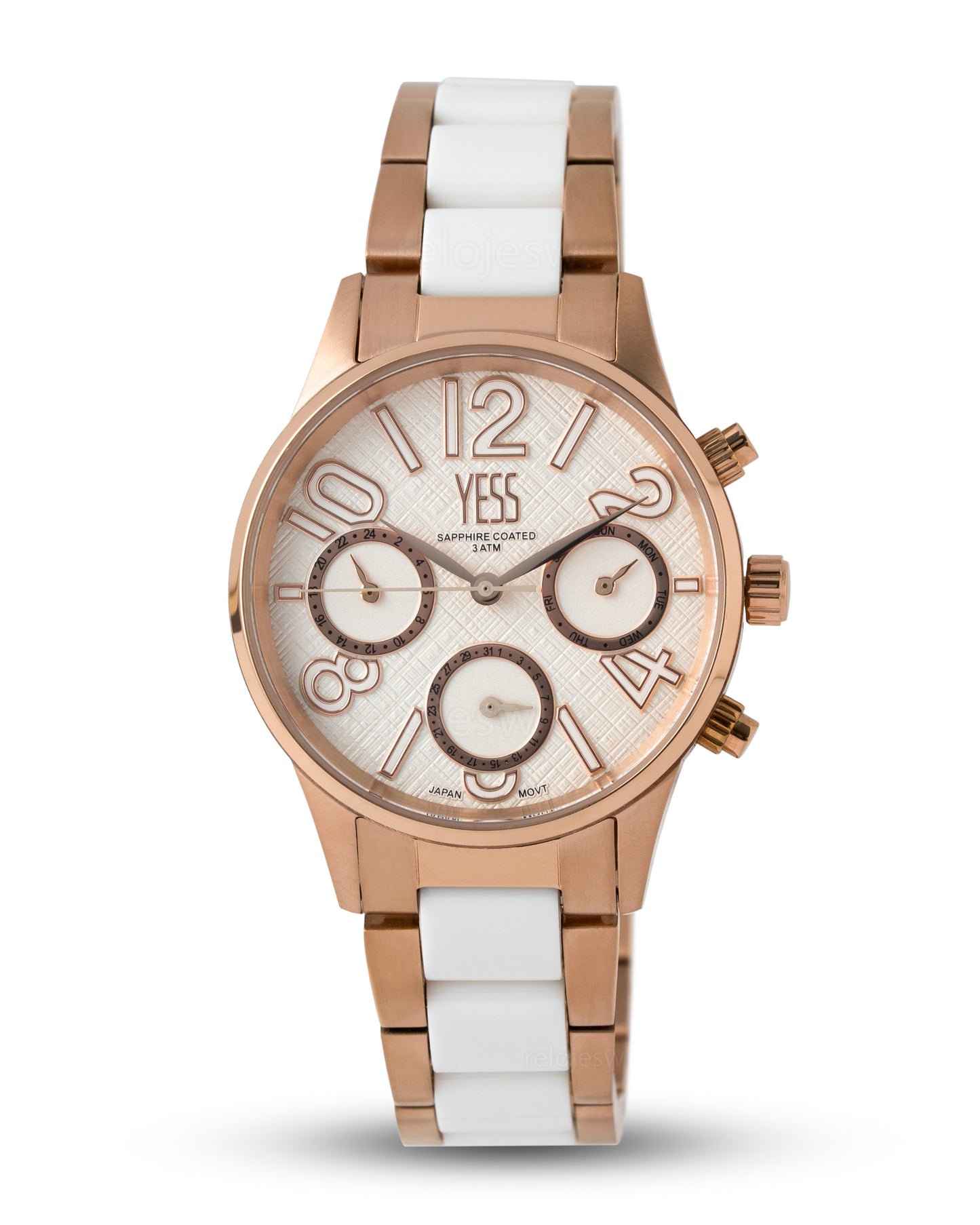 Reloj Yess Mujer Oro Rosa Y25007-6