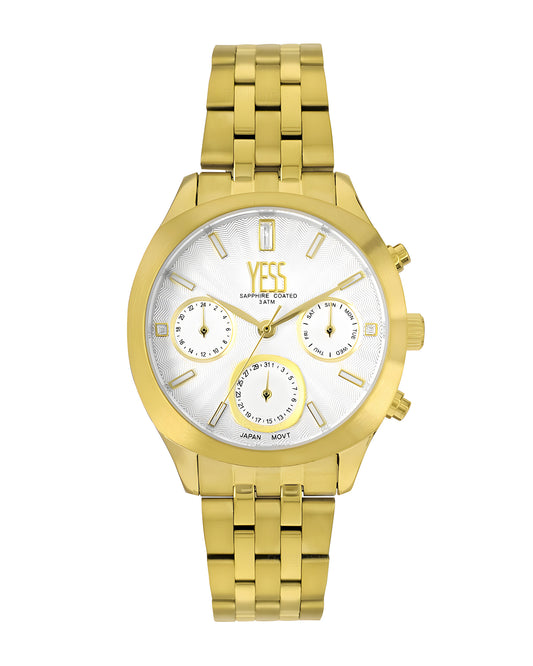 Reloj Yess Mujer Dorado Y25012-2