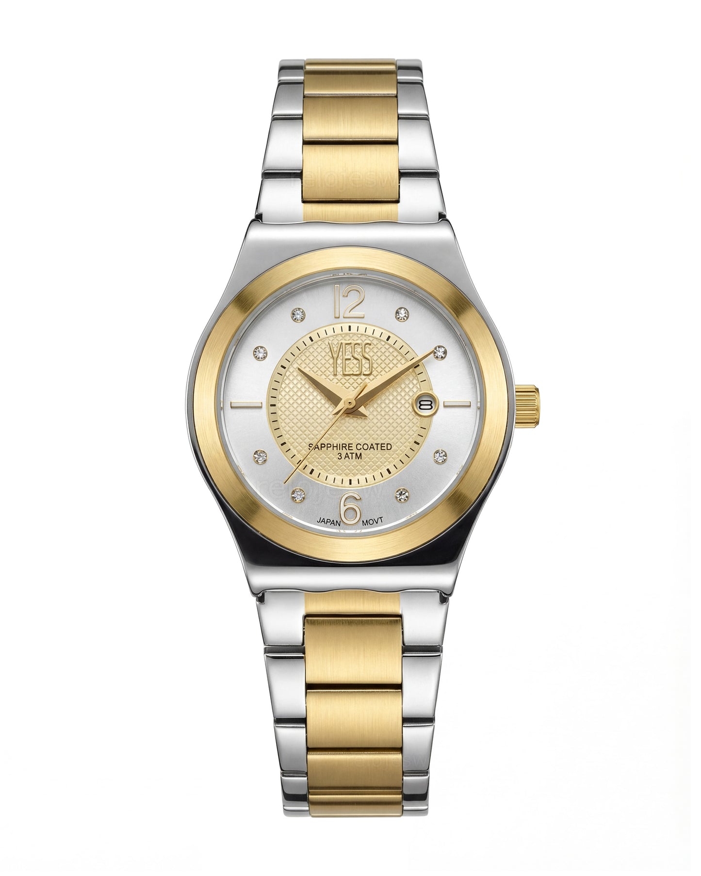 Reloj Yess Mujer Plateado y Dorado Y25017-2