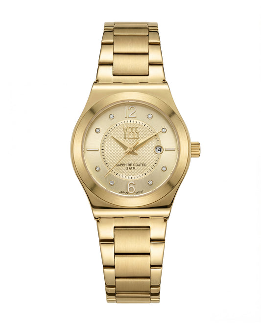 Reloj Yess Mujer Dorado Y25017-3