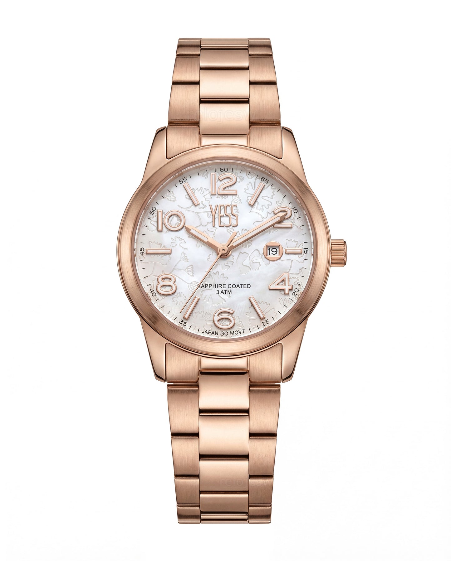 Reloj Yess Mujer Oro Rosa Y25018-5