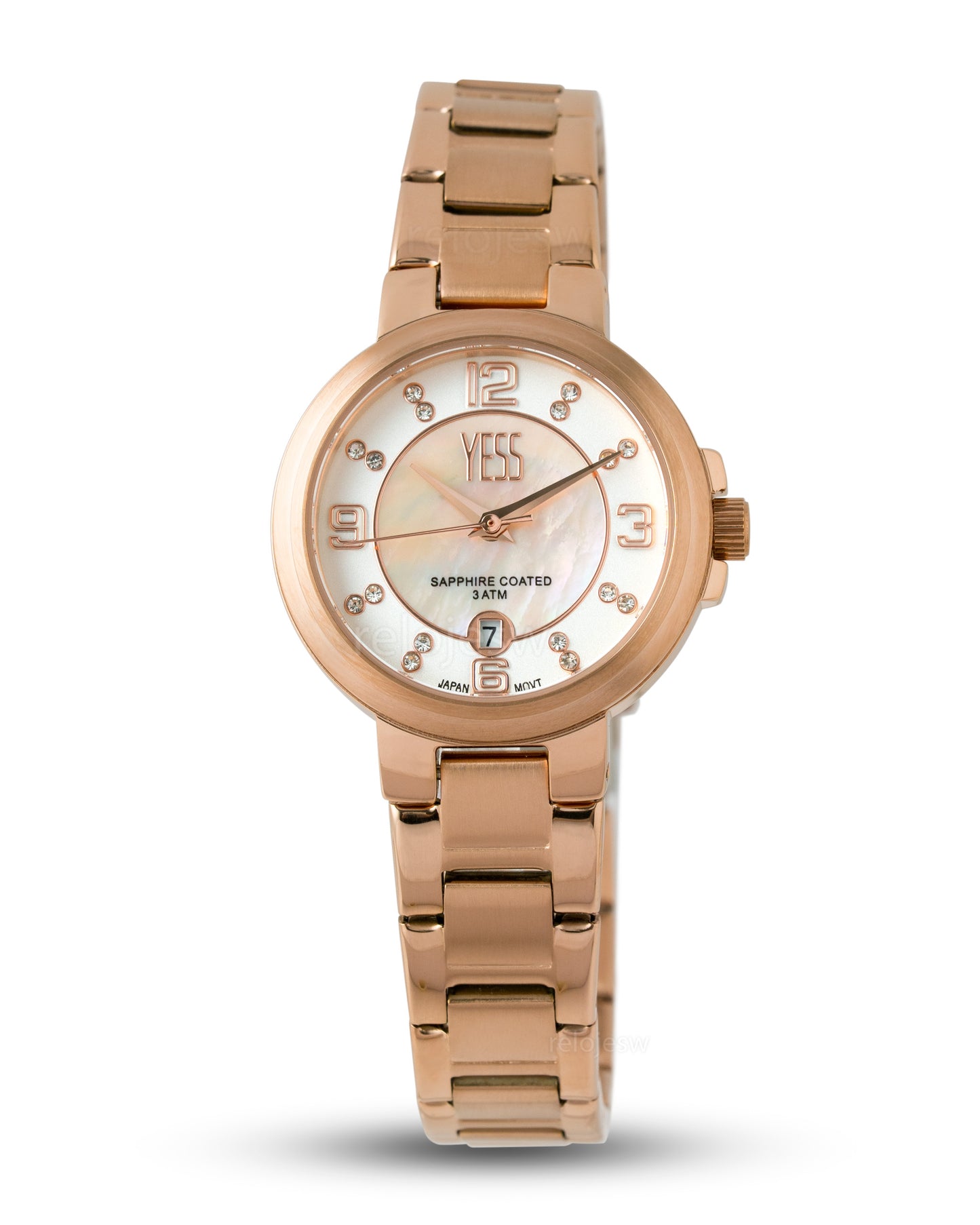 Reloj Yess Mujer Oro Rosa Y25019-5