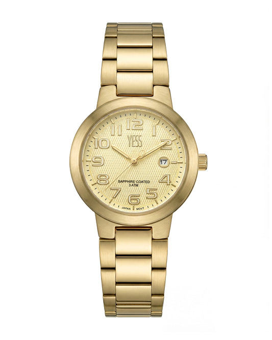 Reloj Yess Mujer Dorado Y25021-3