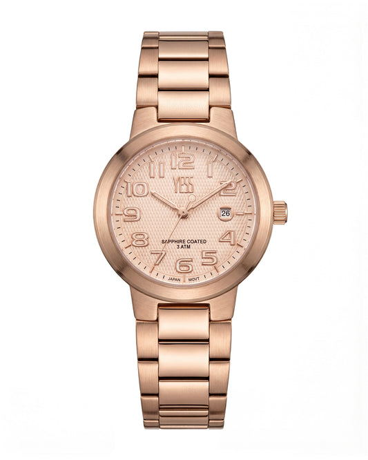 Reloj Yess Mujer Oro Rosa Y25021-5