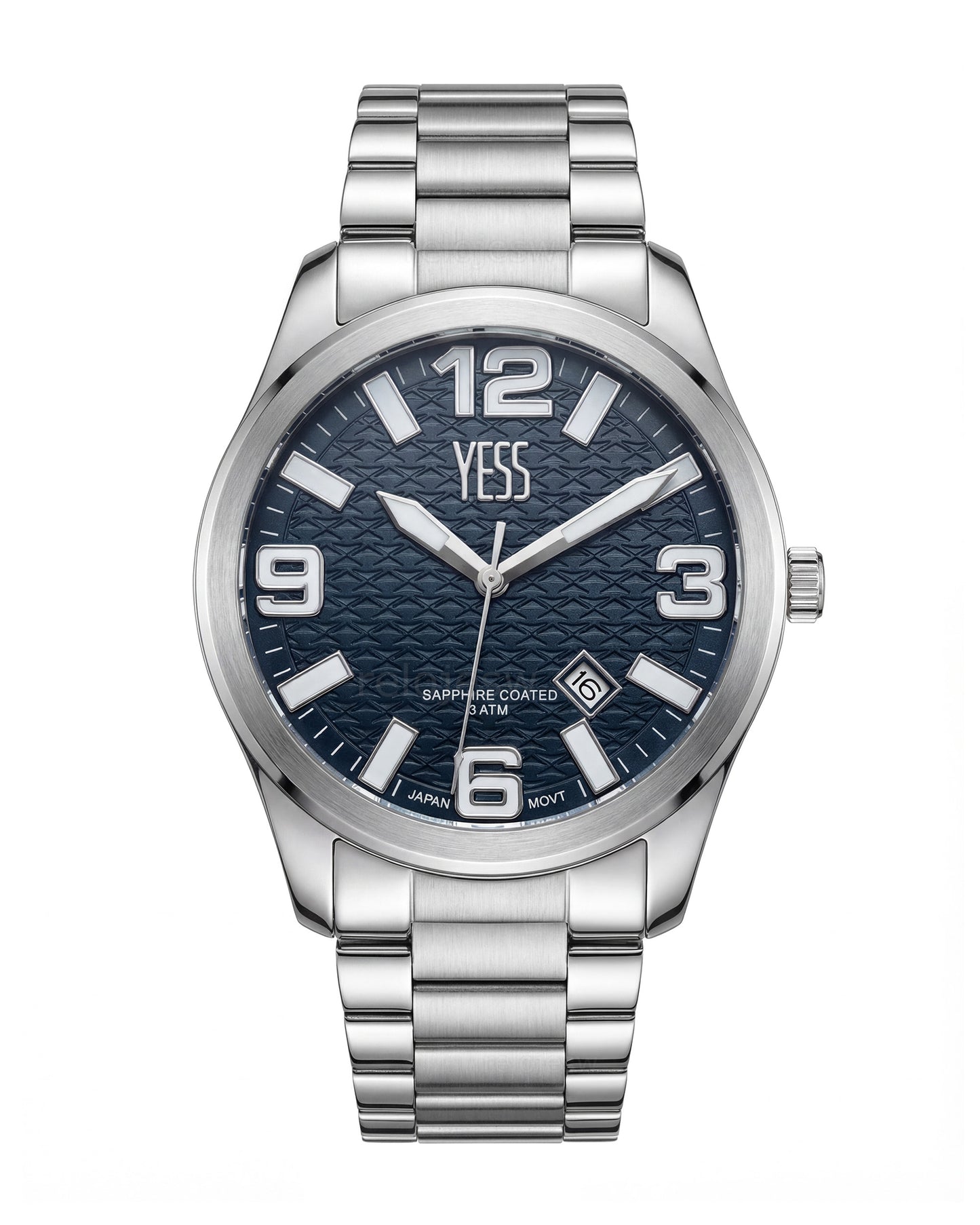 Reloj Yess Hombre Plateado Y25027-2