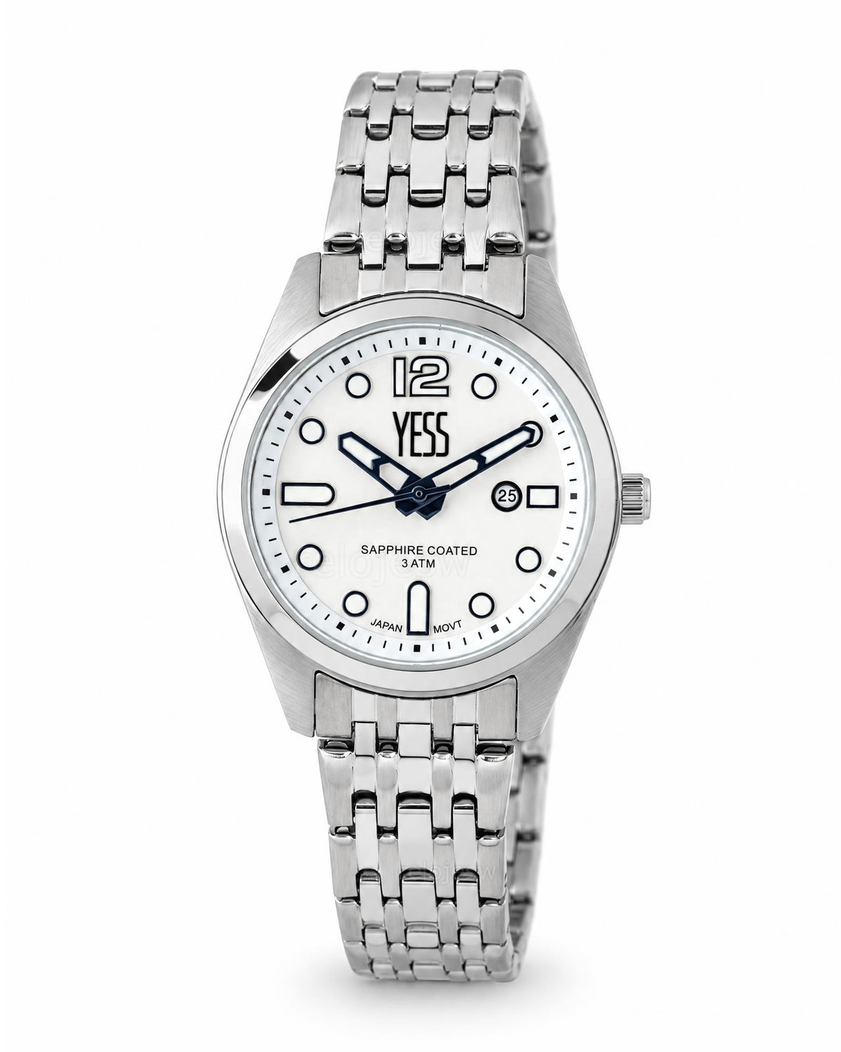 Reloj Yess Mujer Original Plateado Y25036L-5
