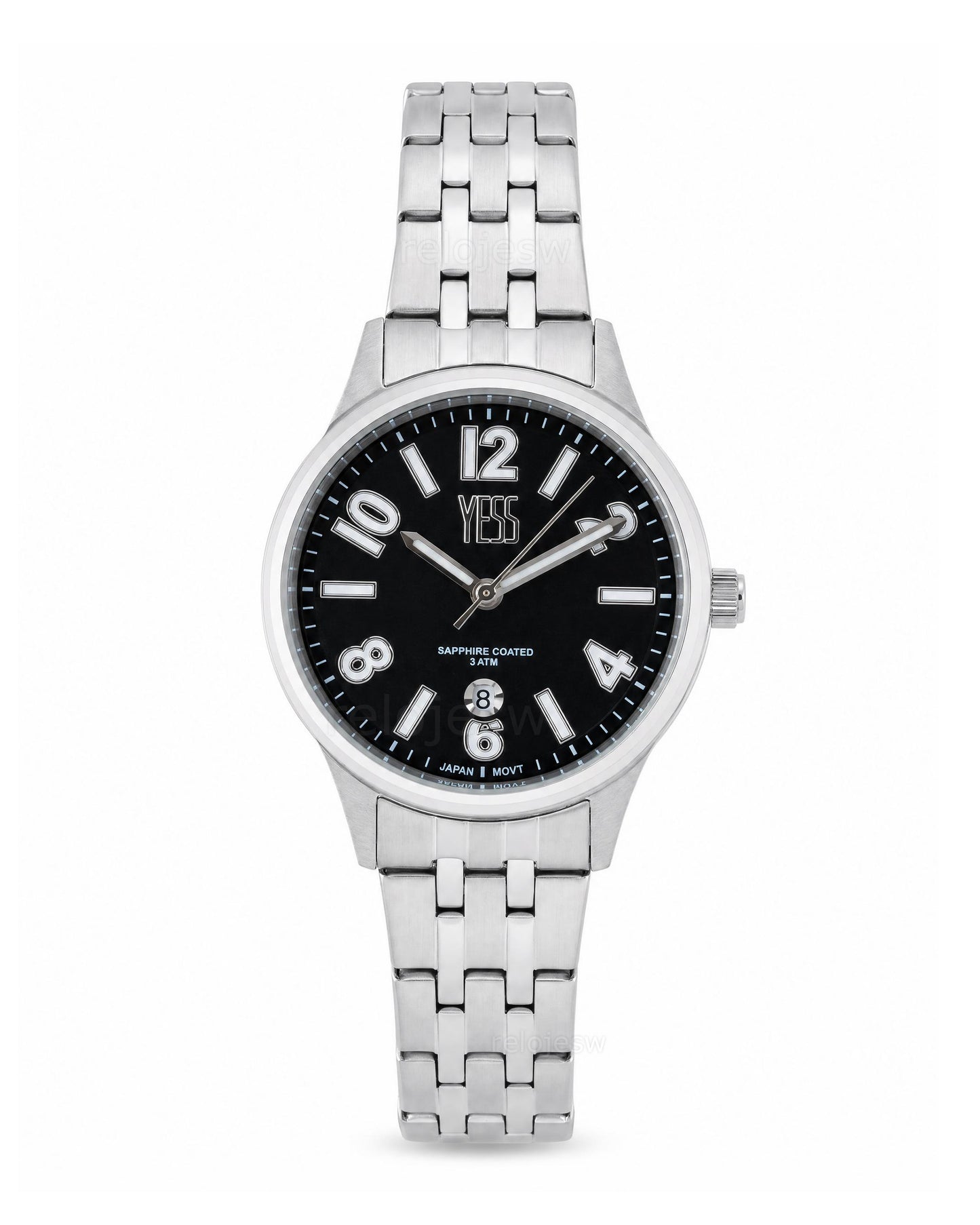 Reloj Yess Mujer Original Plateado Y25040-2