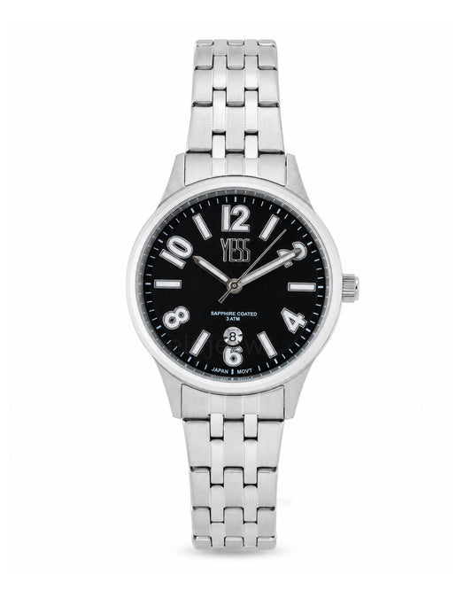 Reloj Yess Mujer Original Plateado Y25040-2