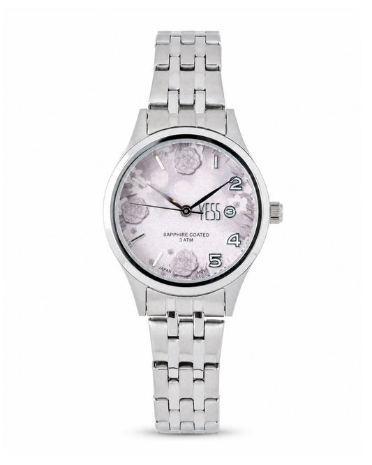 Reloj Yess Mujer Original Plateado Y25050-1