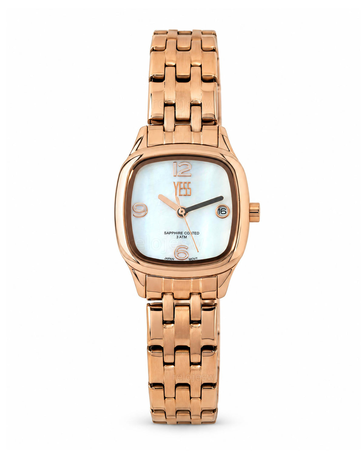 Reloj Yess Mujer Original Oro Rosa Y25054-2