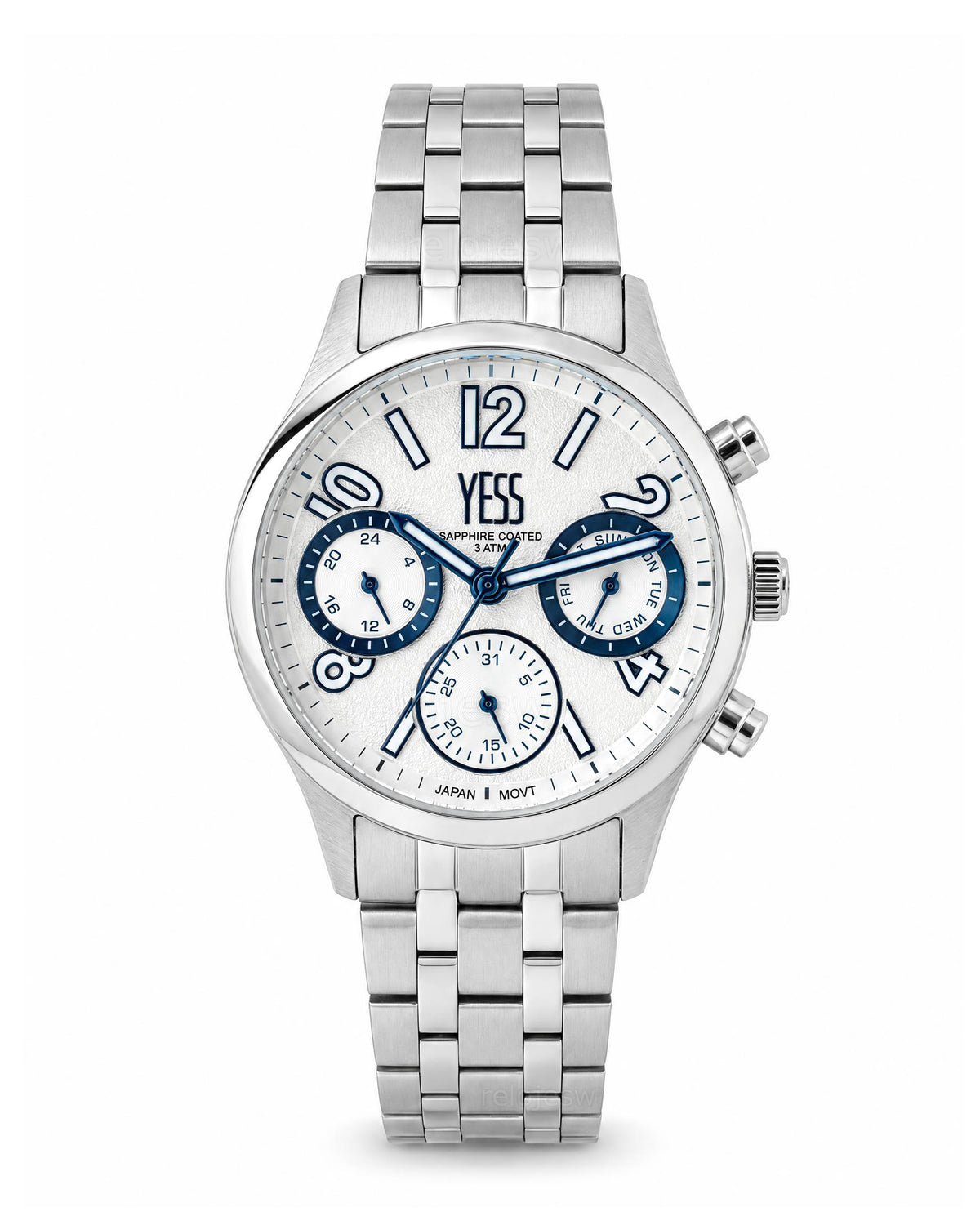 Reloj Yess Mujer Original Plateado Y25066-1