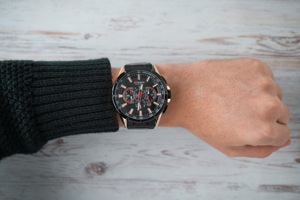 Reloj Curren Hombre Negro CU8363-NEOR