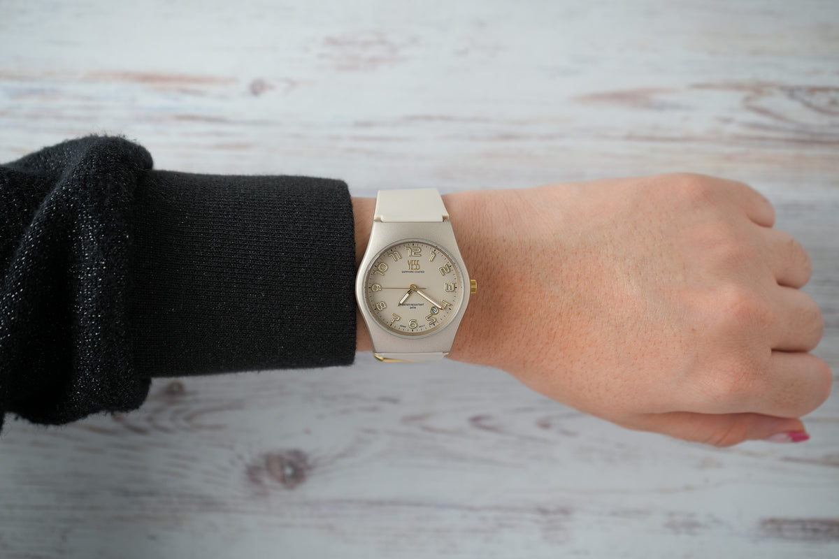 Reloj Yess Mujer Original Gris SMT-251141-3