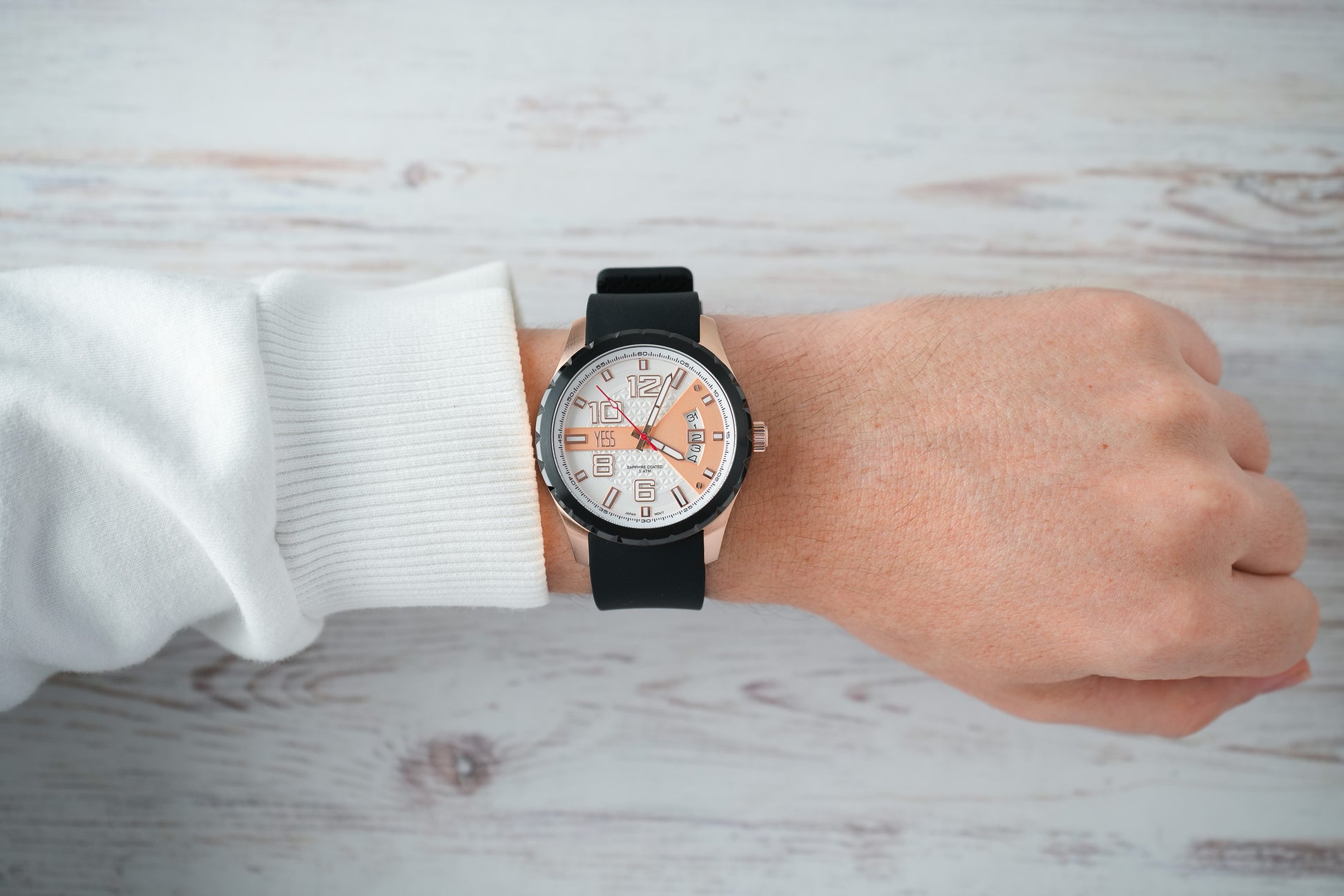 Reloj Yess Hombre Original Negro SMT-251132-6