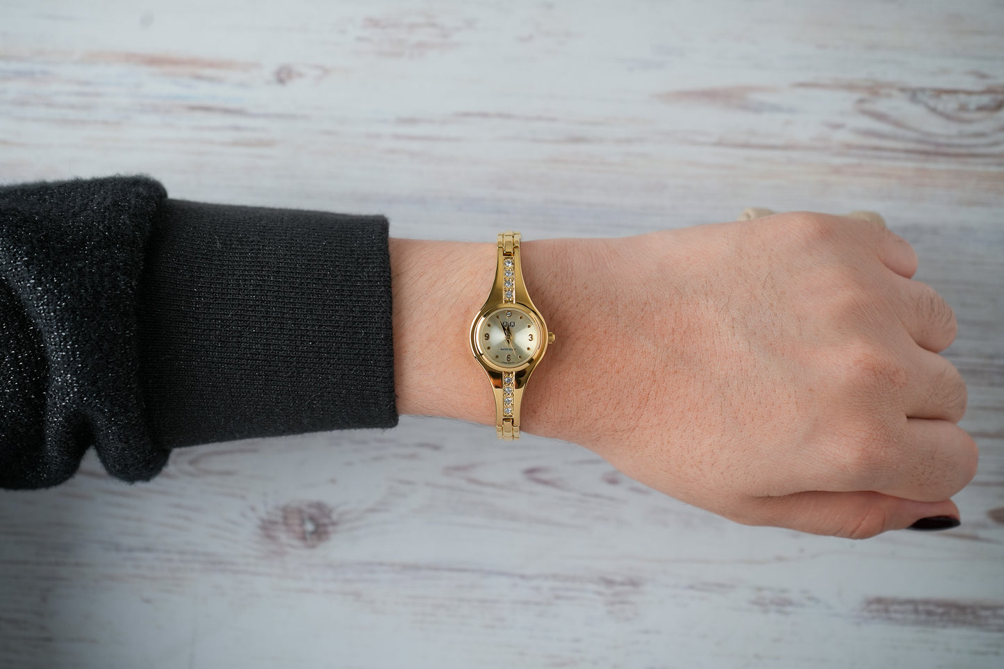 Reloj Q&Q Original Mujer Dorado F13A001Y