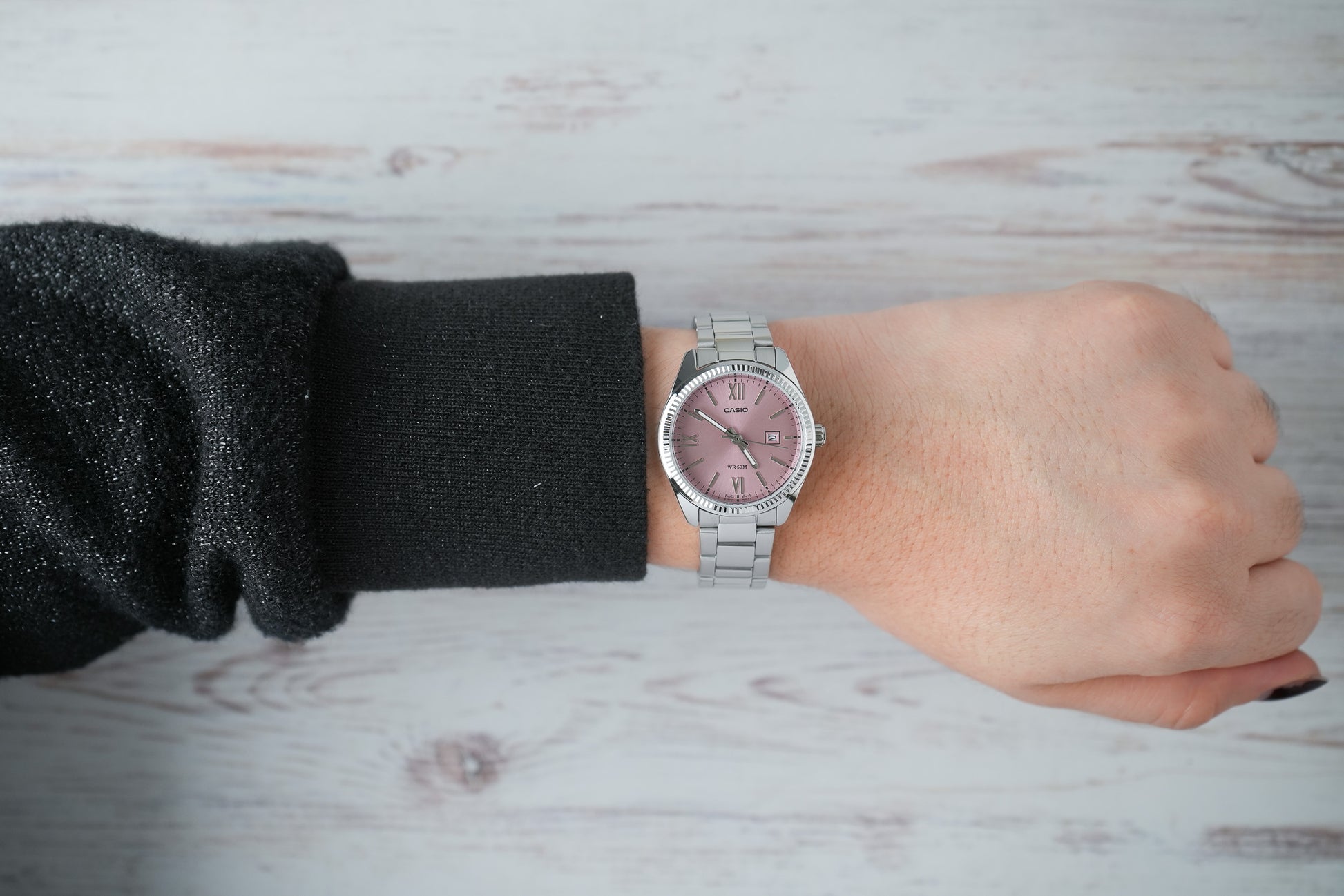 Reloj Casio Mujer Original Plateado LTP-1302DD-4A1V