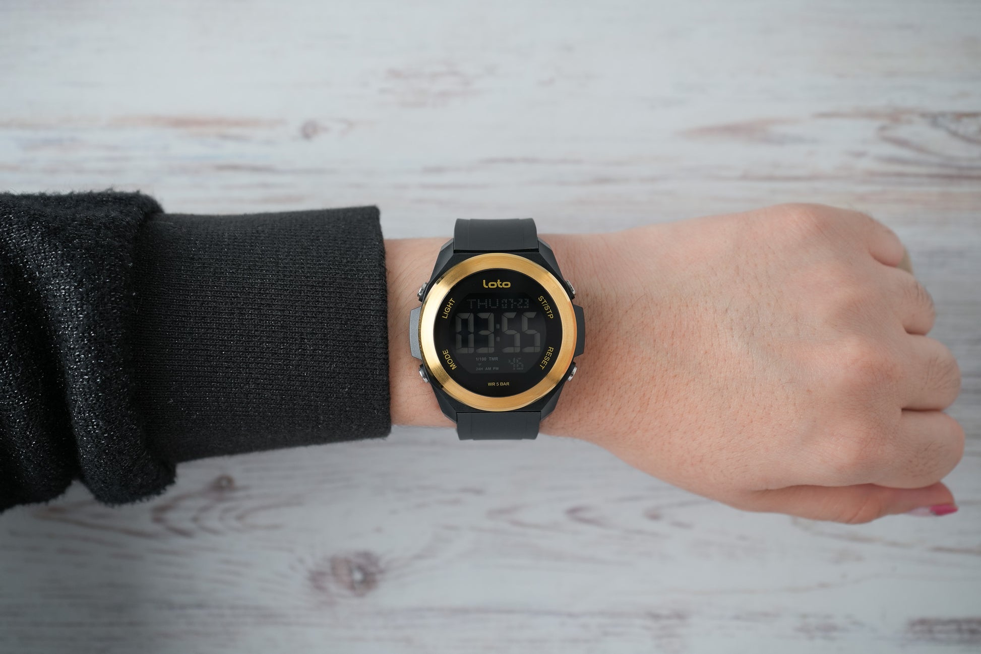 Reloj Loto Unisex Original Negro LT-2594-NEDO