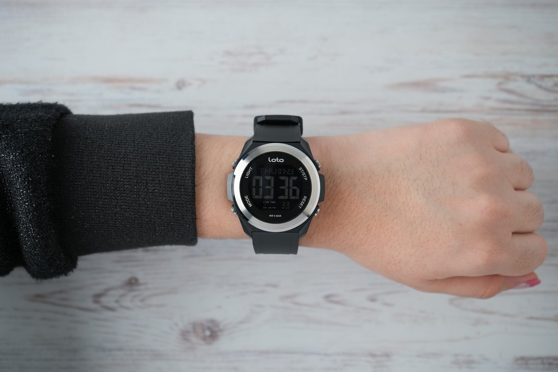 Reloj Loto Unisex Original Negro LT-2594-NEPL