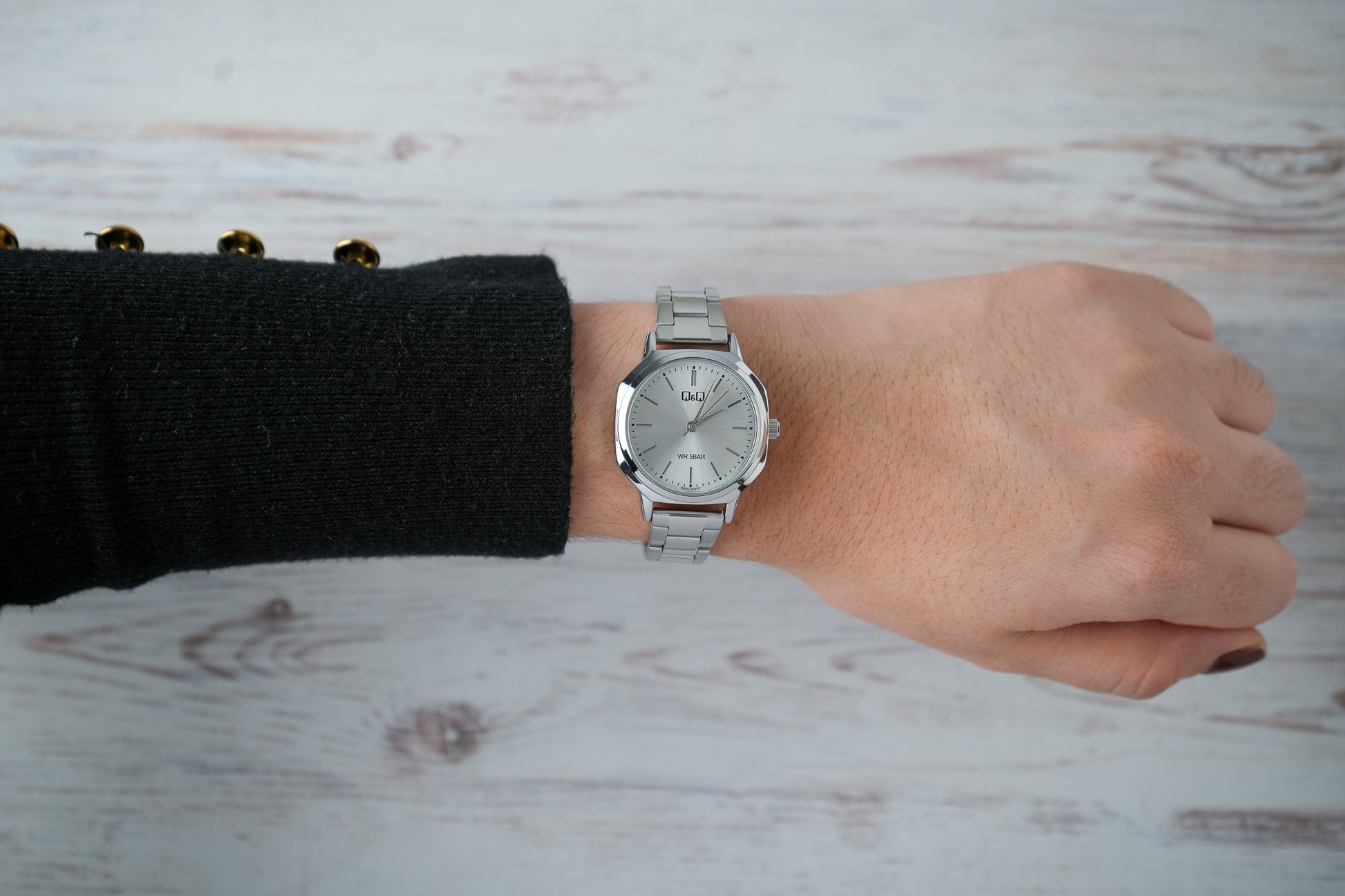 Reloj Q&Q Original Mujer Plateado Q35C001Y