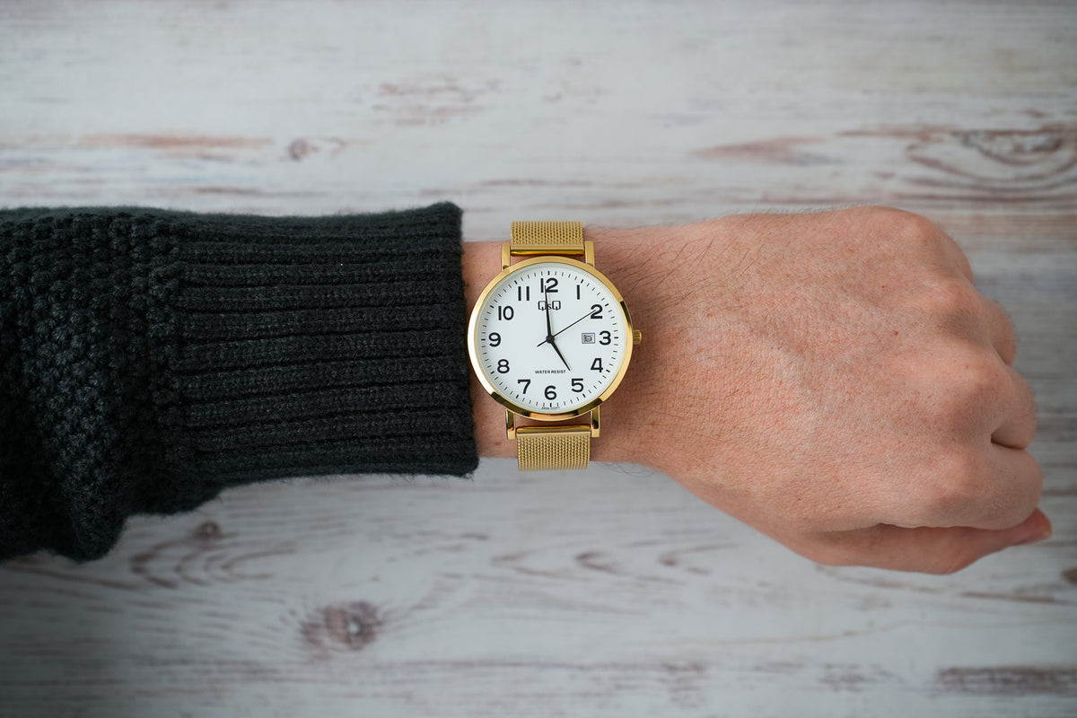 Reloj Q&Q Hombre Original Dorado A46A002Y