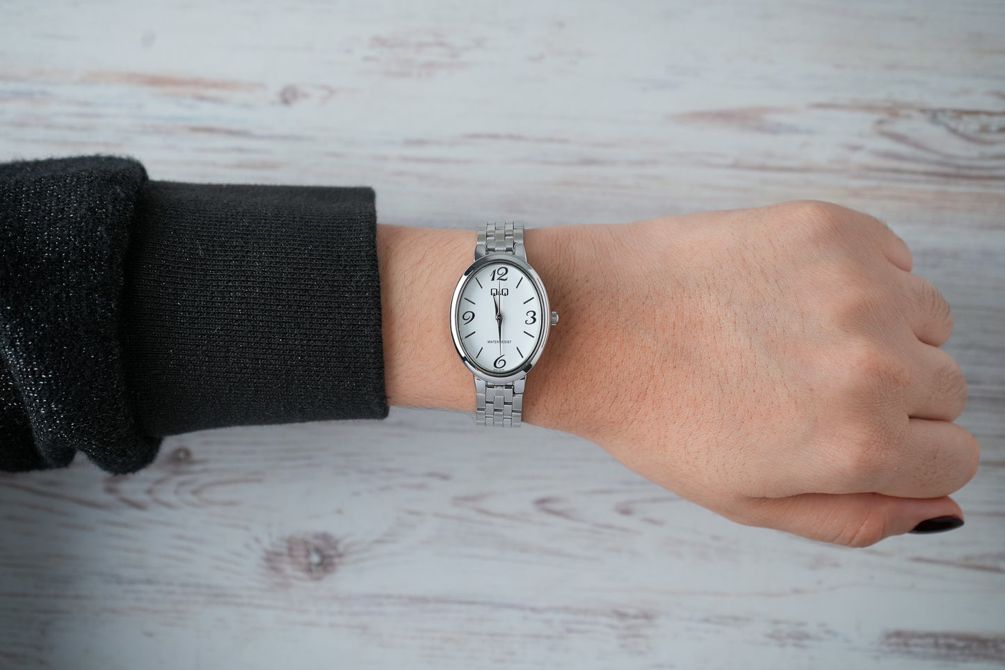 Reloj Q&Q Original Mujer Plateado Q10C001Y
