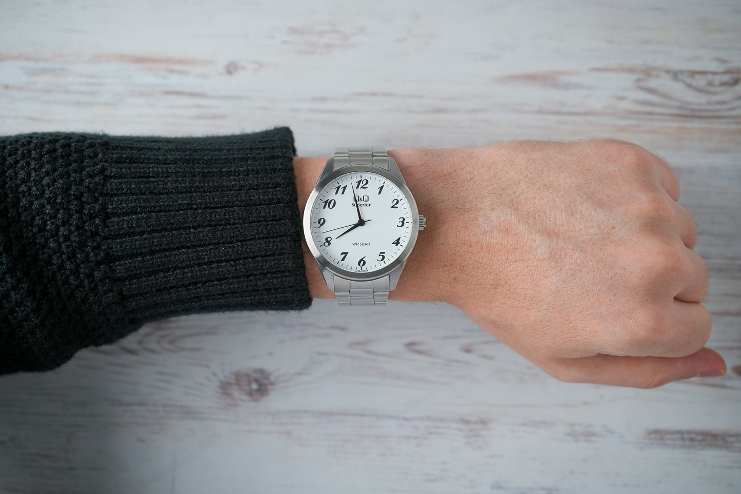 Reloj Q&Q Original Hombre Plateado C22A006Y