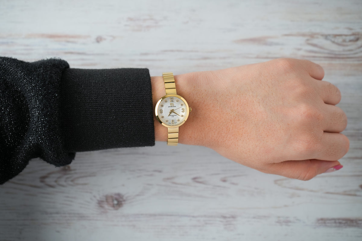 Reloj Yess Mujer Original Dorado SMT-251187-4