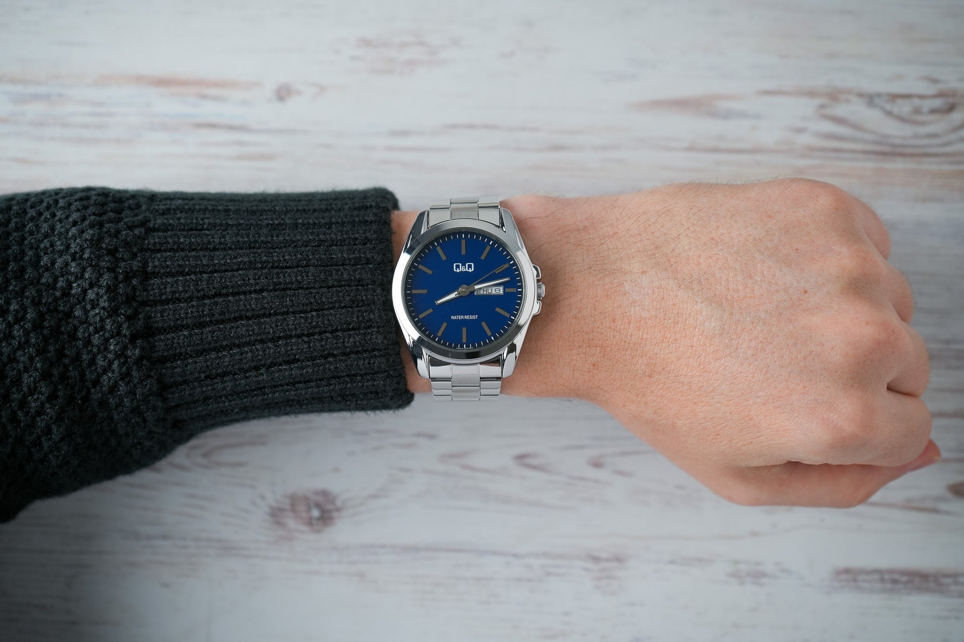 Reloj Q&Q Original Hombre Plateado A05A004Y