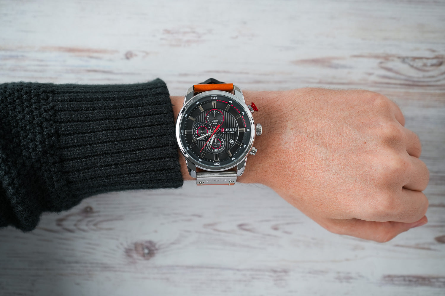Reloj Curren Hombre Original Café CU8346-CFPL