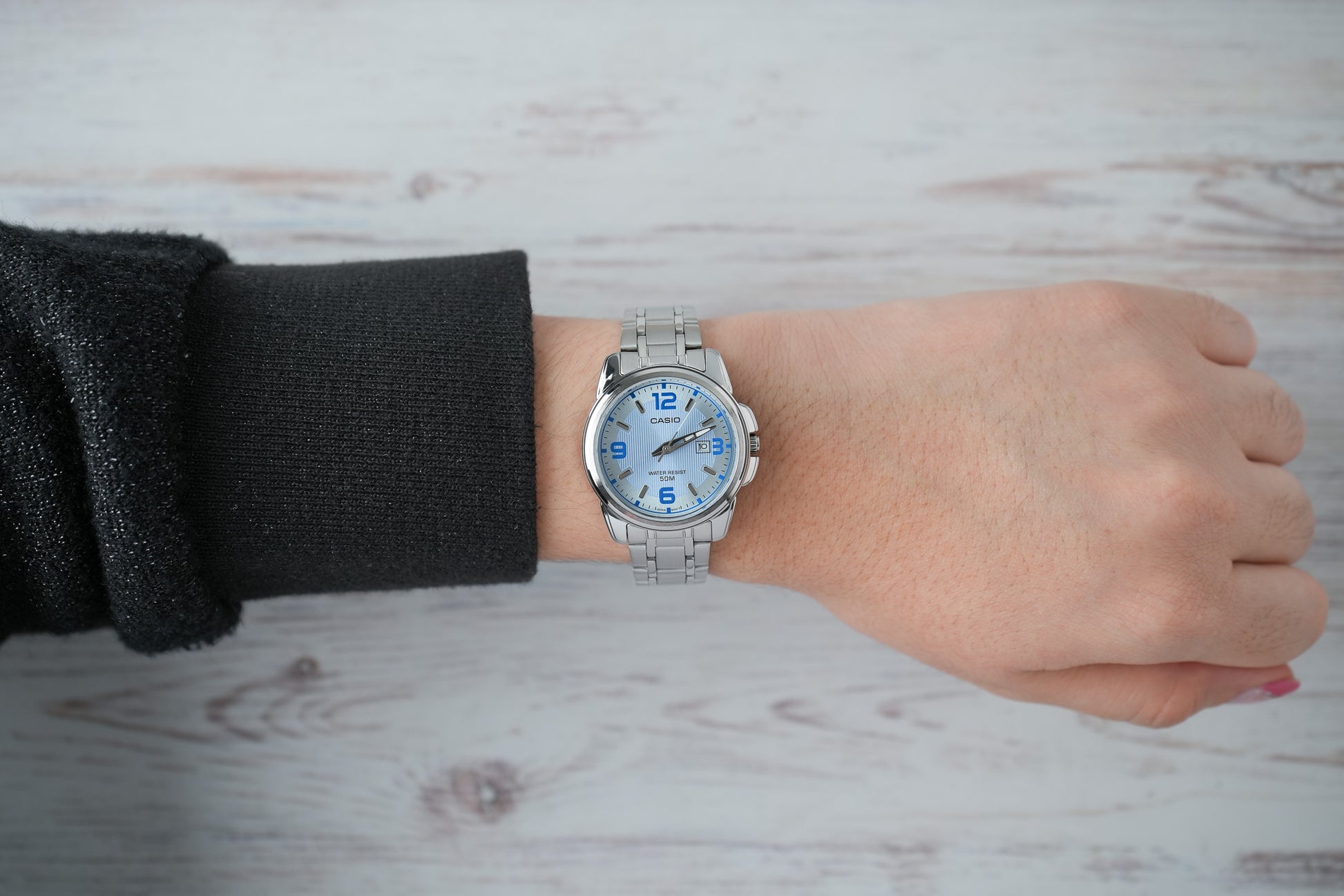 Reloj Casio Mujer Original Plateado LTP-1314D-2AV
