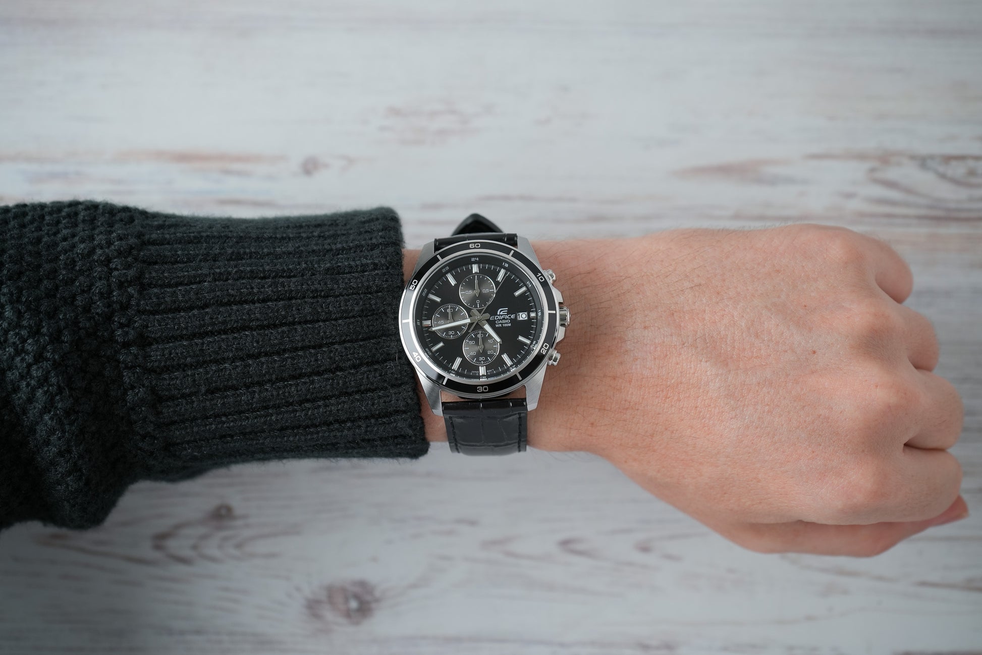 Reloj Casio Edifice Hombre Original Negro EFR-526L-1AV
