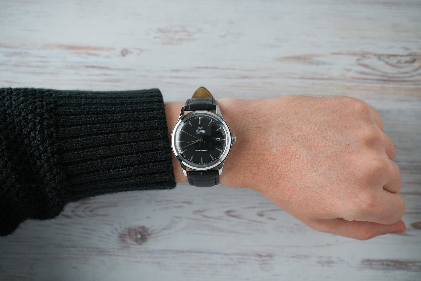 Reloj Orient Hombre Original Bambino 38 mm Negro RA-AC0M02B