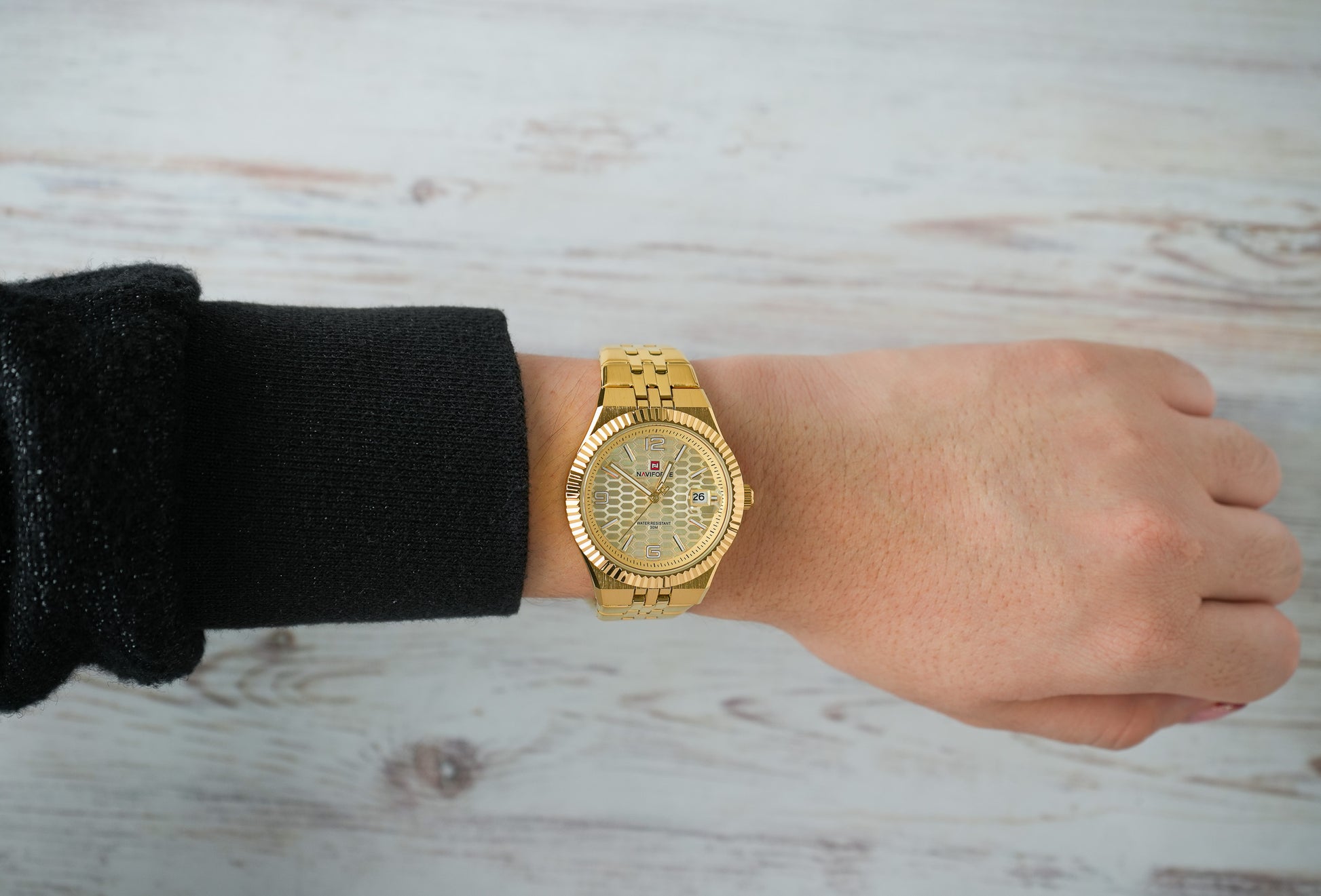 Reloj Naviforce Mujer Original Dorado NF5079-DODO