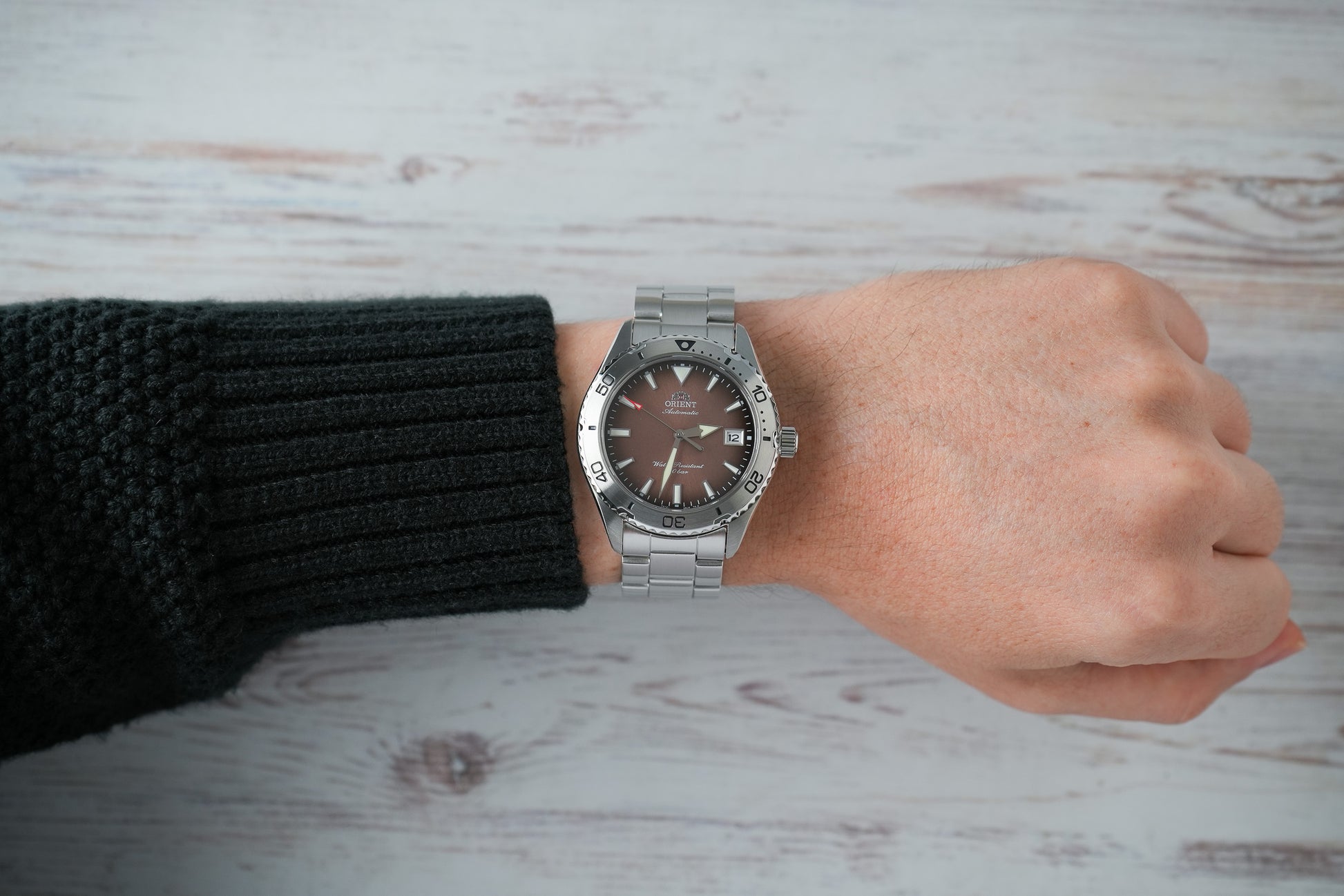 Reloj Orient Hombre Original Mako 40 Plateado RA-AC0Q17Y
