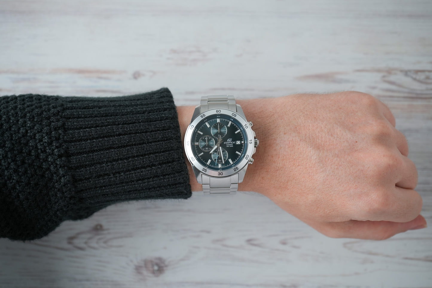 Reloj Casio Edifice Hombre Original Plateado EFR-526D-2AV